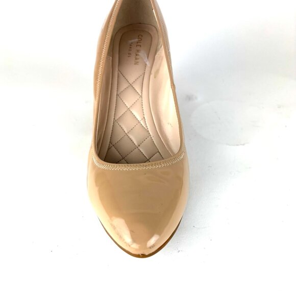 Cole Haan Grand.OS Patent Leather Wedge Pumps - Size 9B - Picture 5 of 11